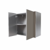Tủ kề góc trên 2 cánh KG2Q (Inox)
