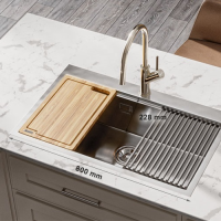 CHẬU RỬA TOPMOUNT SINK KN8250TD
