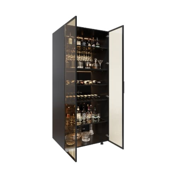 Tủ rượu 2 cánh RU2Q (Inox)